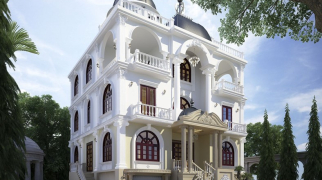 Biệt thự Châu Âu trong lòng nước Việt